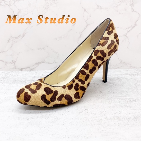 Max Studio Shoes - Max Studio Cheetah print Heel 8.5